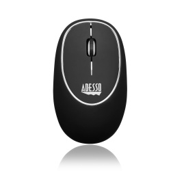 Adesso iMouse E60B Wireless USB Optical Anti-Stress Gel Mouse - Black