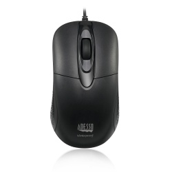 Adesso iMouse W4 Wired Optical Waterproof Anti-microbial Mouse