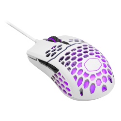 Cooler Master MM711 Wired Optical RGB Gaming Mouse - Matte White