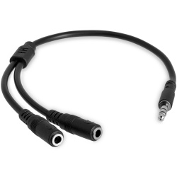 Startech Slim Stereo to 2x Mini-jack Stereo Splitter Cable - 7.9 in