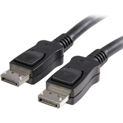 Startech 6.6ft DisplayPort Cable w/Latches - Black 