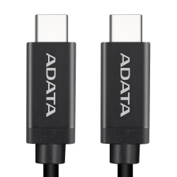 AData USB-C to USB-C 3.1 Gen2 (Reversible) Cable - Black - 100 cm