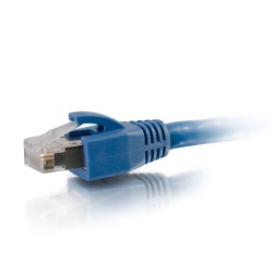 C2G 300ft Cat6 Snagless Solid Shielded Network Cable - Blue