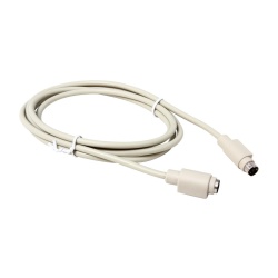 C2G 6ft Male to Female PS/2 Keyboard/Mouse Extension Cable - White