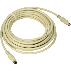 C2G 25ft Male to Female PS/2 Keyboard/Mouse Extension Cable - White