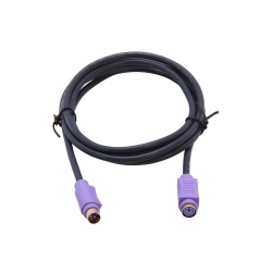 C2G 6ft Ultima PS/2 Keyboard Extension Cable - Black & Purple