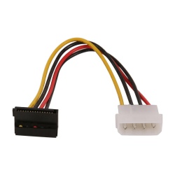 Startech 6in LP4 to Angled SATA Power Adapter Cable