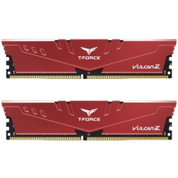 16GB Team Group T-Force Vulcan Z DDR4 2666MHz CL18 Dual Channel Kit (2x 8GB) - Red
