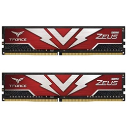 64GB TeamGroup T-Force Zeus DDR4 3000MHz CL16 Dual Channel Kit (2x 32GB) - Red