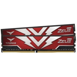 32GB TeamGroup T-Force Zeus DDR4 3200MHz CL20 Dual Channel Kit (2x 16GB) - Red