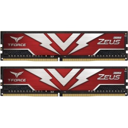 64GB TeamGroup T-Force Zeus DDR4 3200MHz CL16 Dual Channel Kit (2x 32GB) - Red