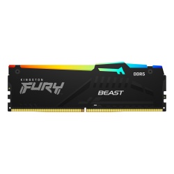 8GB Kingston FURY Beast RGB 5200MHz DDR5 CL40 Memory Module