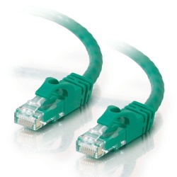 C2G Unshielded Snagless Cat6 Ethernet Network Cable - Green - 8ft 