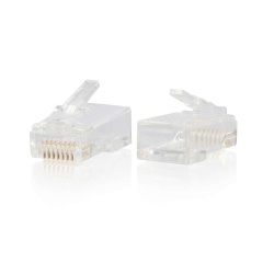 C2G RJ45 Cat6 Modular Plug Solid/Stranded Multipack - 50 pack