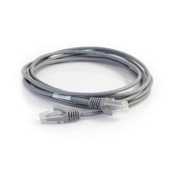 C2G Unshielded Snagless Slim Cat6 Ethernet Network Patch Cable - Gray - 5ft 