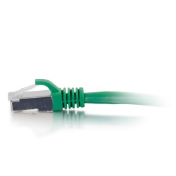 C2G Shielded Snagless Cat6 Ethernet Network Patch Cable - Green - 2ft 