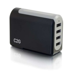 C2G 4-port AC to USB Wall Charger