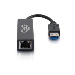 C2G USB 3.0 to RJ-45 Male to Female Gigabit Network Adapter