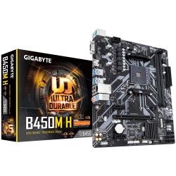Gigabyte B450M H AMD B450 Socket AM4 micro ATX Motherboard