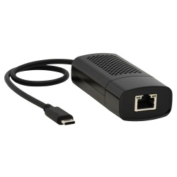 Tripp Lite USB-C to RJ45 Gigabit Ethernet (M/F) USB 3.1 Gen 1, 2.5 Gbps Ethernet Network Adapter
