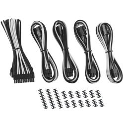CableMod Classic ModMesh Cable Extension Kit - 8+8 Series-White and Black