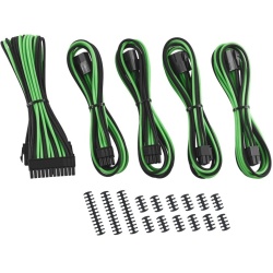 CableMod Classic ModMesh Cable Extension Kit - 8+8 Series-Black and Light Green