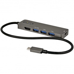 StarTech USB-C Multiport Adapter, USB-C to 4k 60Hz HDMI 2.0 Docking station