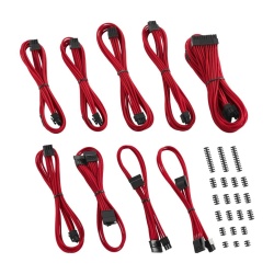 CableMod Classic ModMesh C-Series Cable Kit for Corsair AXi / HXi / RM (Yellow Label) - Red