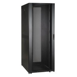 Tripp Lite 42U SmartRack Wide Standard-Depth Rack Enclosure Cabinet with doors, side panels & shock pallet packaging