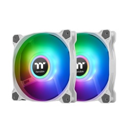 Thermaltake Pure Duo 14 ARGB Sync Radiator (2-pack) 140mm Computer Case Fan - White