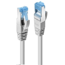 Lindy S/FTP LSZH Cat6A RJ45 Patch Cable 1m – Grey