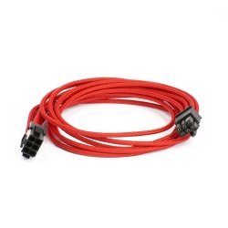 Phanteks 6+2-Pin Premium Sleeved Internal Power Cable 0.5 m - Red