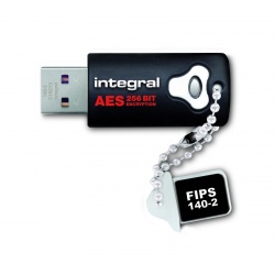 16GB Integral Crypto Drive FIPS 140-2 Encrypted USB Flash Drive (256-bit Hardware Encryption)