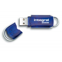 256GB Integral Courier USB2.0 Flash Drive - Blue