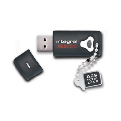 8GB Integral Crypto Drive FIPS 197 Encrypted USB Flash Drive (256-bit Hardware Encryption)