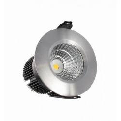 Integral LED Downlight 4.5W (20W) 3000K 250lm 48mm cut-out Warm White Brushed Aluminium Finish (ILDL048BR3.0N03KEC)
