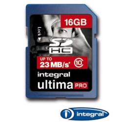 16GB Integral SDHC CL10 High-Speed memory card