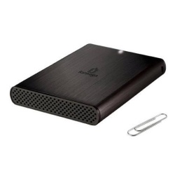 1TB Iomega Prestige Portable USB2.0 Hard Drive Black Metal