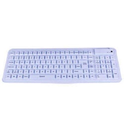Seal Shield Glow2 USB English Keyboard - White