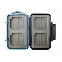 JJC MC-1 Rugged Waterproof Memory Card Case (4x CF / 8x MS PRO Duo)