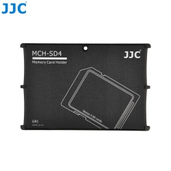 JJC Memory Card Case for 4x SD Cards - Gray Edition - MCH-SD4