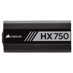 Corsair HX750 750 Watt 20+4 Pin ATX Power Supply - Black