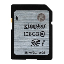 128GB Kingston SDXC CL10 UHS-I 45MB/s SD Memory Card