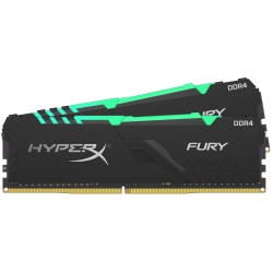 32GB Kingston HyperX FURY RGB DDR4 2666MHz PC4-21300 CL16 Dual Channel Memory Kit (2x 16GB)