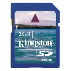 2GB Kingston Secure Digital memory card