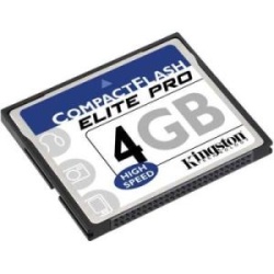 4Gb Kingston Elite Pro CompactFlash card