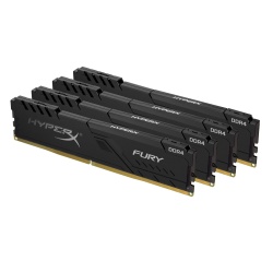 64GB Kingston HyperX Fury DDR4 3600MHz PC4-28800 CL18 Quad Channel Kit (4x 16GB)
