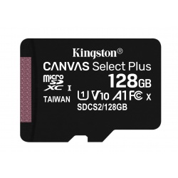 128GB Kingston Canvas Select Plus microSDXC CL10 UHS-1 U1 V10 A1 Memory Card