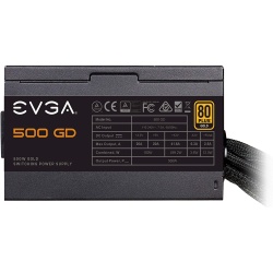 EVGA 500 GD 500W ATX Non Modular Power Supply - Black