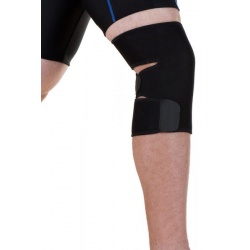 EyezOff Neoprene Knee Support Strap with Easy Closing, One Size, Black